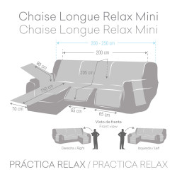 Funda para chaise longue de brazo corto izquierdo Eysa MONTBLANC Mosta