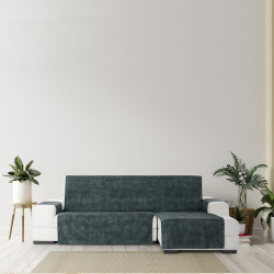 Funda para chaise longue de brazo corto derecho Eysa TURIN Antracita G