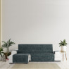 Funda para chaise longue de brazo corto izquierdo Eysa TURIN Antracita
