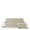 Funda para chaise longue de brazo corto derecho Eysa TURIN Blanco Crem