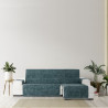 Funda para chaise longue de brazo corto derecho Eysa TURIN Azul 100 x