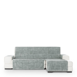 Funda para chaise longue de brazo corto derecho Eysa TURIN Gris Perla