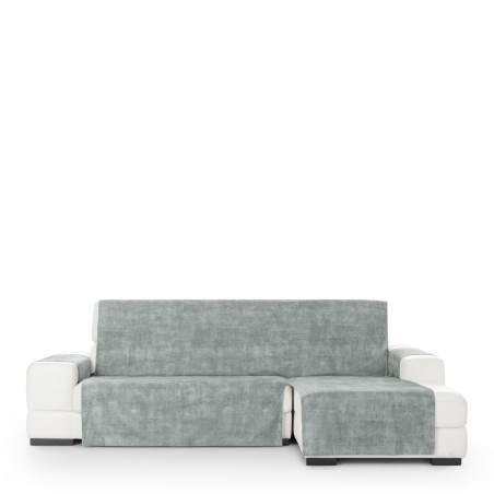 Funda para chaise longue de brazo corto derecho Eysa TURIN Gris Perla