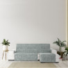 Funda para chaise longue de brazo corto derecho Eysa TURIN Gris Perla