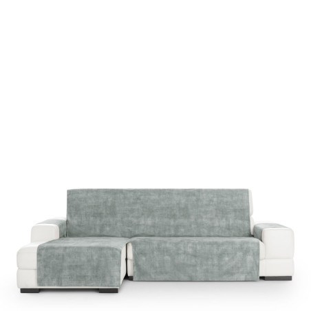 Funda para chaise longue de brazo corto izquierdo Eysa TURIN Gris Perl
