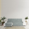 Funda para chaise longue de brazo corto izquierdo Eysa TURIN Gris Perl