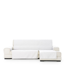 Funda para chaise longue de brazo corto derecho Eysa SILVER Blanco 100