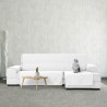 Funda para chaise longue de brazo corto derecho Eysa SILVER Blanco 100