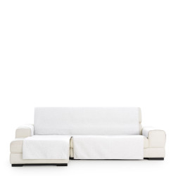Funda para chaise longue de brazo corto izquierdo Eysa SILVER Blanco 1