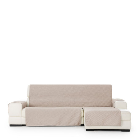 Funda para chaise longue de brazo corto derecho Eysa SILVER Beige 100