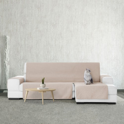 Funda para chaise longue de brazo corto derecho Eysa SILVER Beige 100