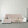 Funda para chaise longue de brazo corto izquierdo Eysa SILVER Beige 10