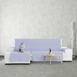 Funda para chaise longue de brazo corto izquierdo Eysa SILVER Azul 100