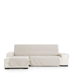 Funda para chaise longue de brazo corto izquierdo Eysa SILVER Marrón
