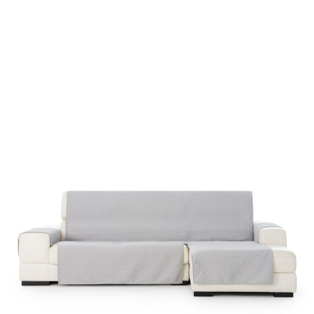 Funda para chaise longue de brazo corto derecho Eysa SILVER Gris claro