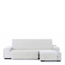 Funda para chaise longue de brazo corto derecho Eysa LEVANTE Blanco 10
