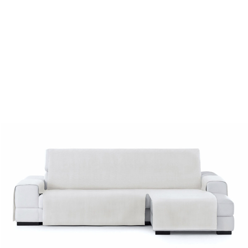 Funda para chaise longue de brazo corto derecho Eysa LEVANTE Blanco 10