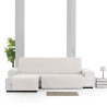 Funda para chaise longue de brazo corto izquierdo Eysa LEVANTE Blanco