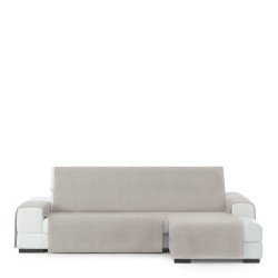 Funda para chaise longue de brazo corto derecho Eysa LEVANTE Beige Lin