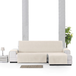 Funda para chaise longue de brazo corto derecho Eysa LEVANTE Beige 100