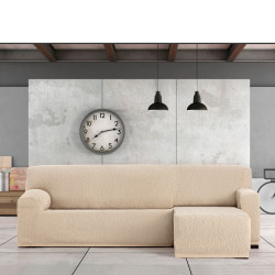 Funda para chaise longue de brazo corto izquierdo Eysa TROYA Blanco 17