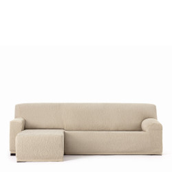 Funda para chaise longue de brazo corto izquierdo Eysa TROYA Blanco 17