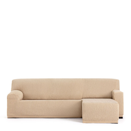 Funda para chaise longue de brazo corto izquierdo Eysa TROYA Beige 170