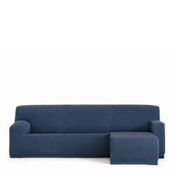 Funda para chaise longue de brazo corto izquierdo Eysa TROYA Azul 170