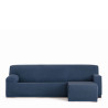 Funda para chaise longue de brazo corto izquierdo Eysa TROYA Azul 170