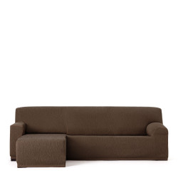 Funda para chaise longue de brazo corto izquierdo Eysa TROYA Marrón 1
