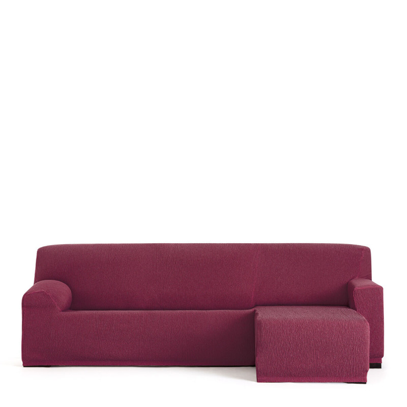 Funda para chaise longue de brazo corto izquierdo Eysa TROYA Burdeos 1