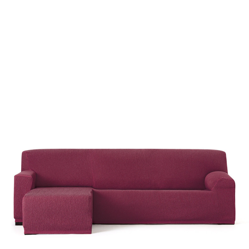 Funda para chaise longue de brazo corto izquierdo Eysa TROYA Burdeos 1