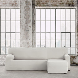 Funda para chaise longue de brazo corto derecho Eysa BRONX Blanco 110