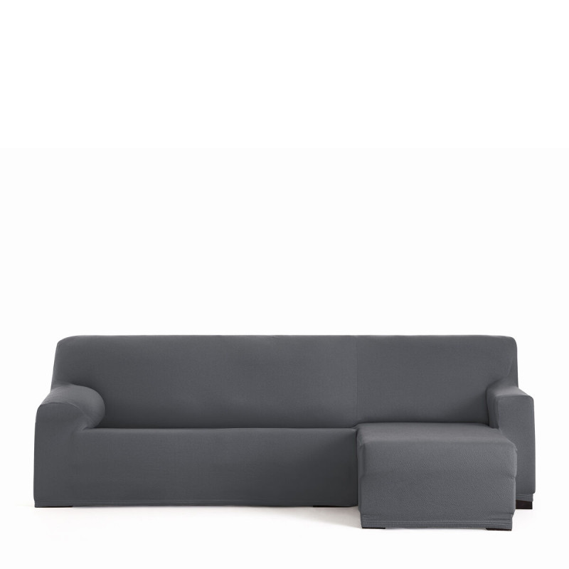 Funda para chaise longue de brazo corto derecho Eysa BRONX Gris oscuro Funda para chaise longue de brazo corto derecho Eysa BRONX Gris oscuro