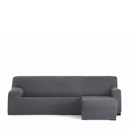 Funda para chaise longue de brazo corto derecho Eysa BRONX Gris oscuro