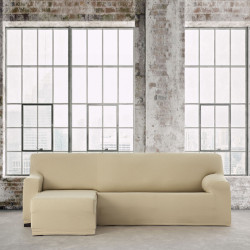 Funda para chaise longue de brazo corto izquierdo Eysa BRONX Beige 110