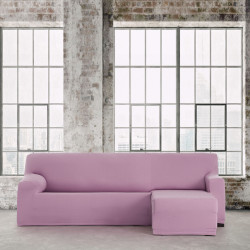 Funda para chaise longue de brazo corto derecho Eysa BRONX Rosa 110 x