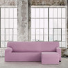 Funda para chaise longue de brazo corto derecho Eysa BRONX Rosa 110 x