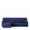 Funda para chaise longue de brazo corto izquierdo Eysa BRONX Azul 110