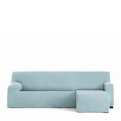 Funda para chaise longue de brazo corto derecho Eysa BRONX Aguamarina