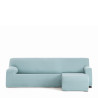 Funda para chaise longue de brazo corto derecho Eysa BRONX Aguamarina