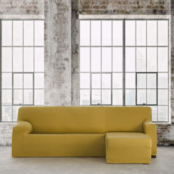 Funda para chaise longue de brazo corto derecho Eysa BRONX Mostaza 110