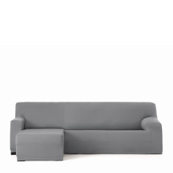 Funda para chaise longue de brazo corto izquierdo Eysa BRONX Gris 110