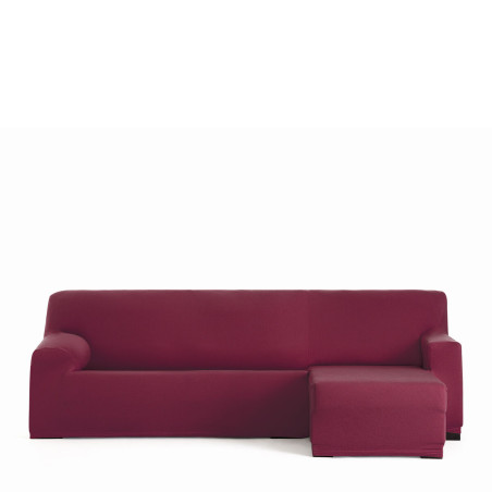 Funda para chaise longue de brazo corto derecho Eysa BRONX Burdeos 110