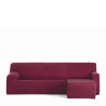 Funda para chaise longue de brazo corto derecho Eysa BRONX Burdeos 110