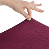 Funda para chaise longue de brazo corto derecho Eysa BRONX Burdeos 110