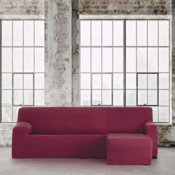 Funda para chaise longue de brazo corto derecho Eysa BRONX Burdeos 110
