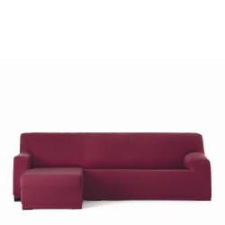 Funda para chaise longue de brazo corto izquierdo Eysa BRONX Burdeos 1