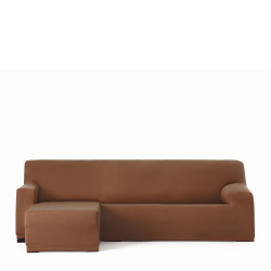Funda para chaise longue de brazo corto izquierdo Eysa BRONX Marrón 1