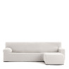 Funda para chaise longue de brazo corto derecho Eysa JAZ Blanco 120 x